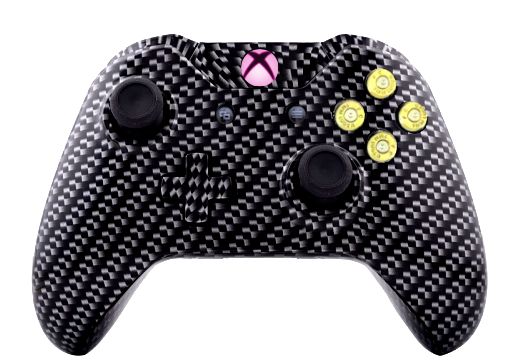 Carbon Fibre Hydro-Dipped Xbox