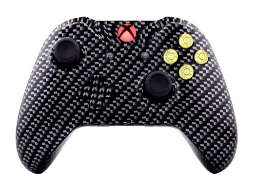 Carbon Fibre Hydro-Dipped Xbox