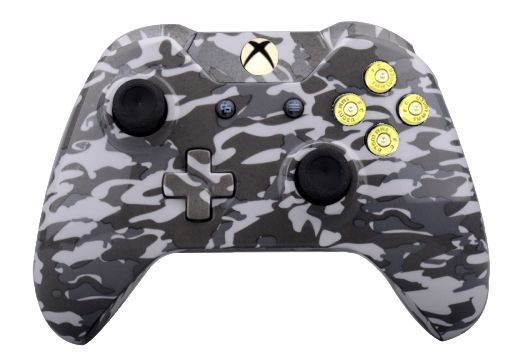 Grey Camo Hydro-Dipped Xbox On