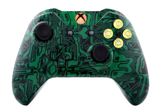 Green Matrix Hydro-Dipped Xbox