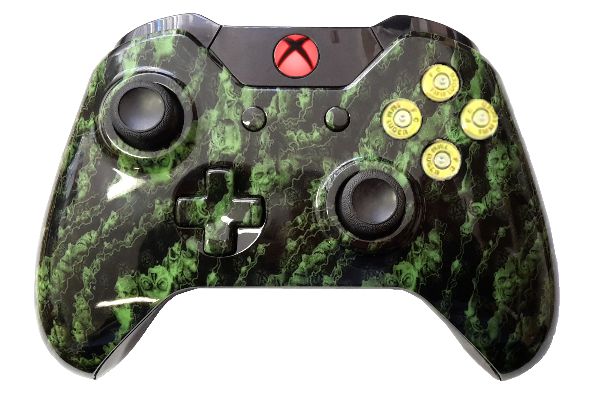 Green Zombie Hydro-Dipped Xbox