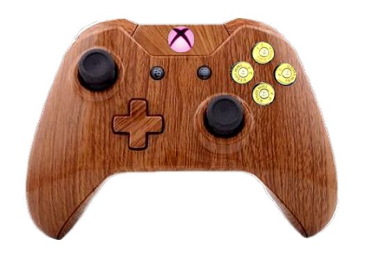 Woodgrain Hydro-Dipped Xbox On