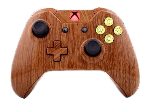 Woodgrain Hydro-Dipped Xbox On