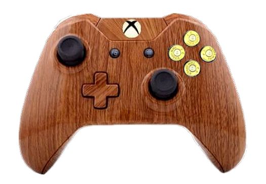 Woodgrain Hydro-Dipped Xbox On