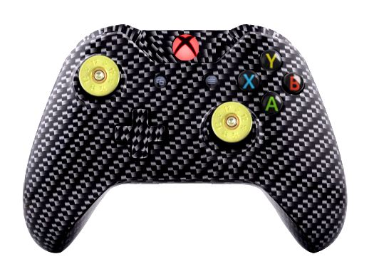 Carbon Fibre Hydro-Dipped Xbox