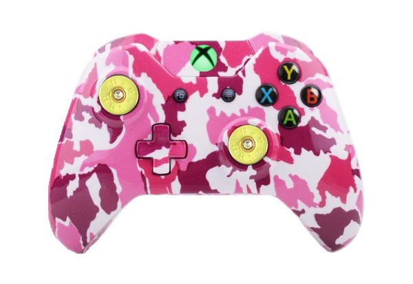 Pink Camo Hydro-Dipped Xbox On