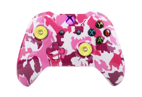 Pink Camo Hydro-Dipped Xbox On