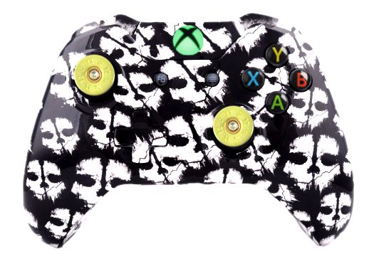 COD Ghost White Hydro-Dipped X