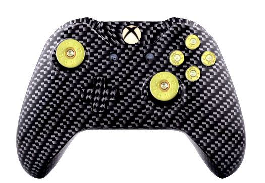 Carbon Fibre Hydro-Dipped Xbox