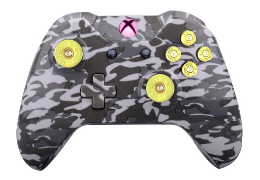 Grey Camo Hydro-Dipped Xbox On