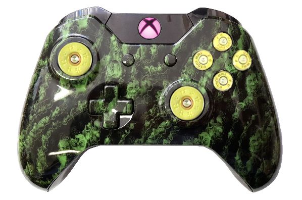 Green Zombie Hydro-Dipped Xbox