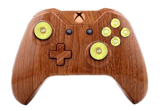 Woodgrain Hydro-Dipped Xbox On