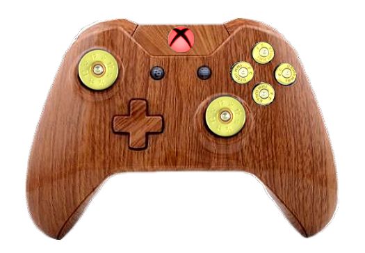 Woodgrain Hydro-Dipped Xbox On