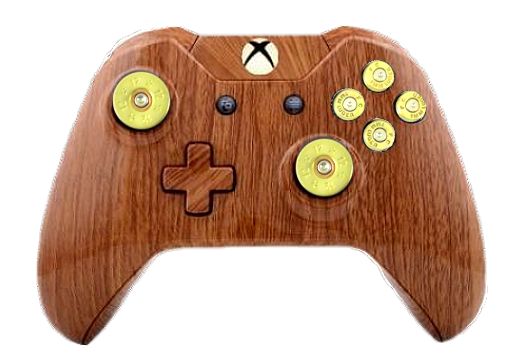 Woodgrain Hydro-Dipped Xbox On