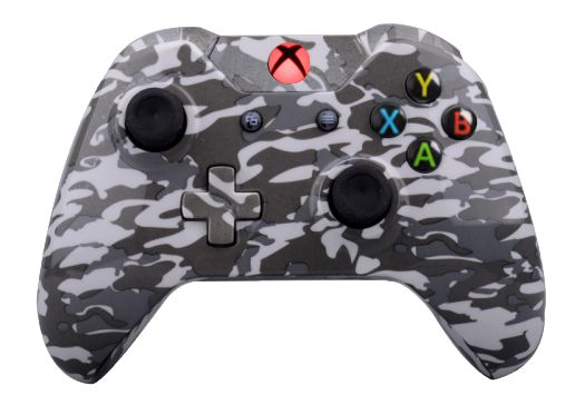 Grey Camo Hydro-Dipped Xbox On