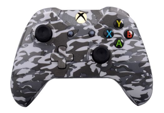 Grey Camo Hydro-Dipped Xbox On