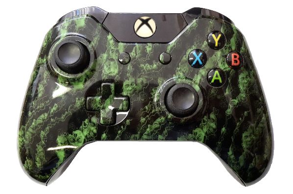 Green Zombie Hydro-Dipped Xbox