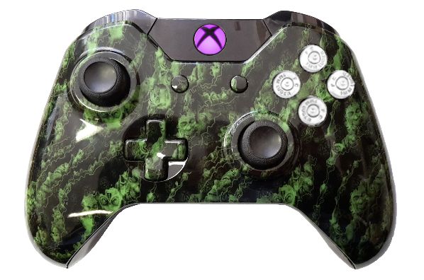 Green Zombie Hydro-Dipped Xbox