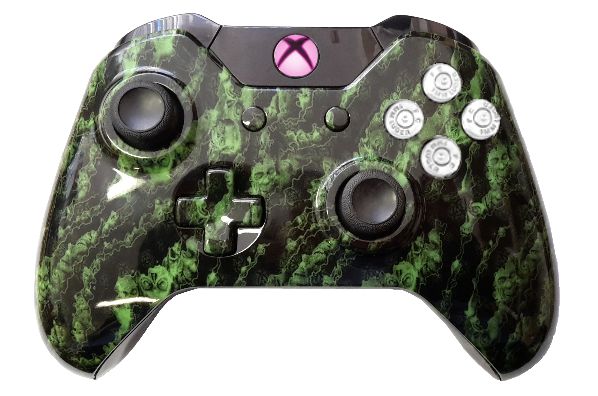 Green Zombie Hydro-Dipped Xbox