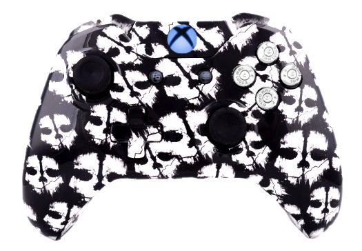 COD Ghost White Hydro-Dipped X