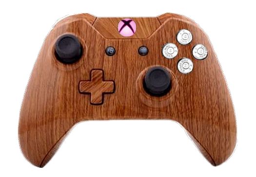 Woodgrain Hydro-Dipped Xbox On