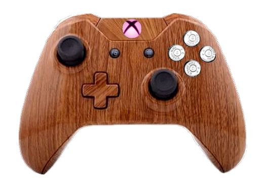 Woodgrain Hydro-Dipped Xbox On