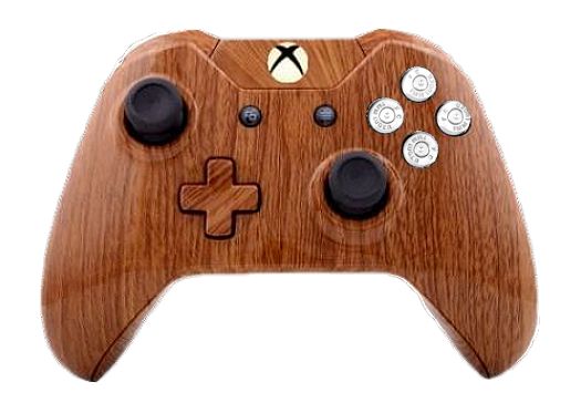 Woodgrain Hydro-Dipped Xbox On