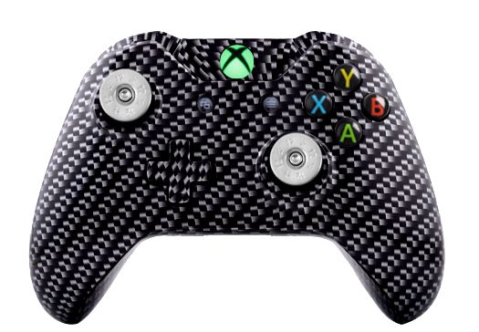 Carbon Fibre Hydro-Dipped Xbox