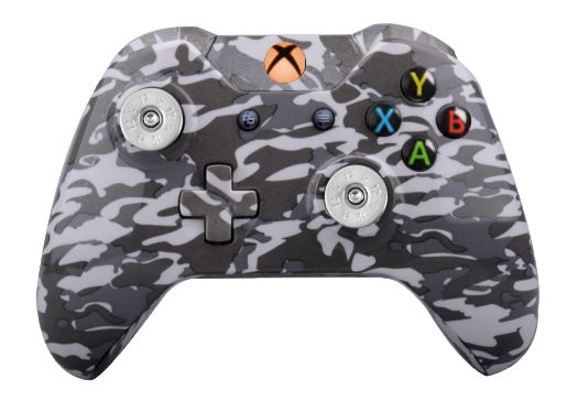 Grey Camo Hydro-Dipped Xbox On