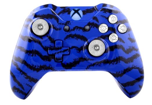 Blue Tiger Hydro-Dipped Xbox O