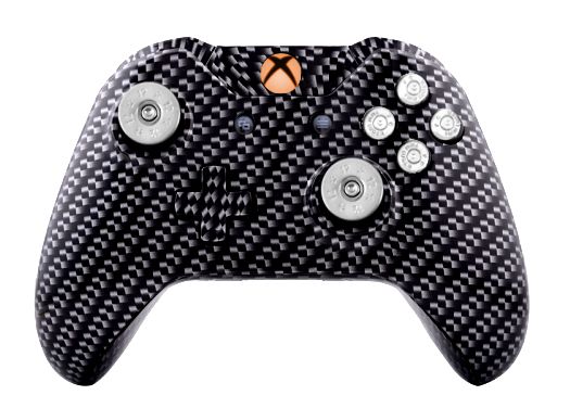 Carbon Fibre Hydro-Dipped Xbox