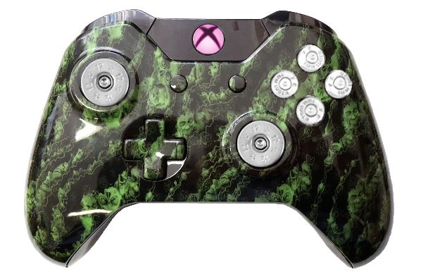 Green Zombie Hydro-Dipped Xbox