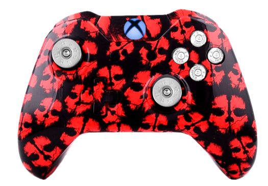 COD Ghost Red Hydro-Dipped Xbo