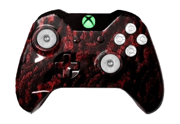 Red Zombie Hydro-Dipped Xbox O