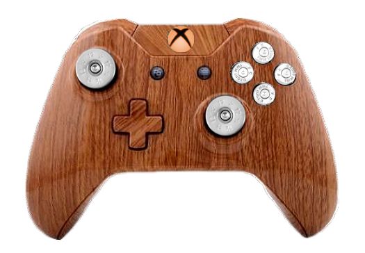 Woodgrain Hydro-Dipped Xbox On