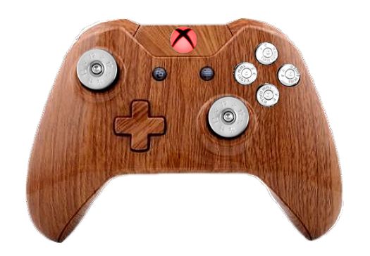 Woodgrain Hydro-Dipped Xbox On