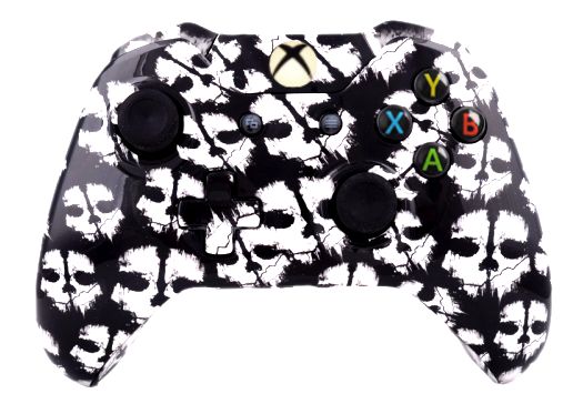 COD Ghost White Hydro-Dipped X