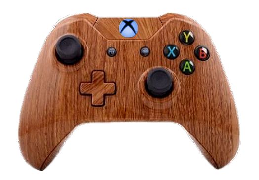 Woodgrain Hydro-Dipped Xbox On