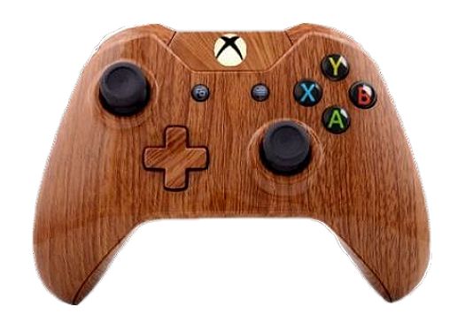 Woodgrain Hydro-Dipped Xbox On